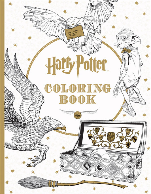 Book cover for Harry Potter Coloring Book