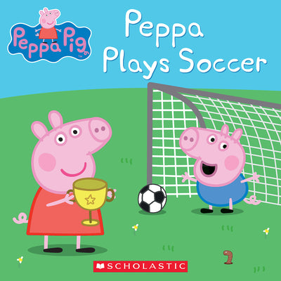 Book cover for Peppa Plays Soccer (Peppa Pig)