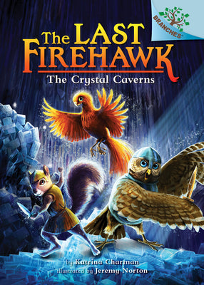 Book cover for The Crystal Caverns: A Branches Book (the Last Firehawk #2): Volume 2
