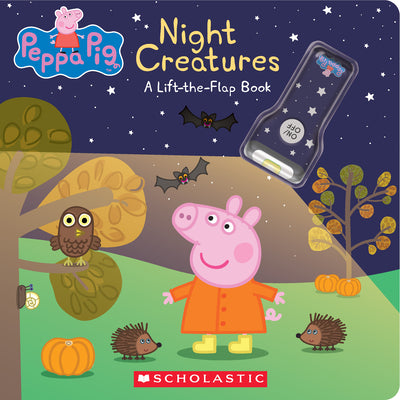 Book cover for Night Creatures: A Lift-The-Flap Book (Peppa Pig)