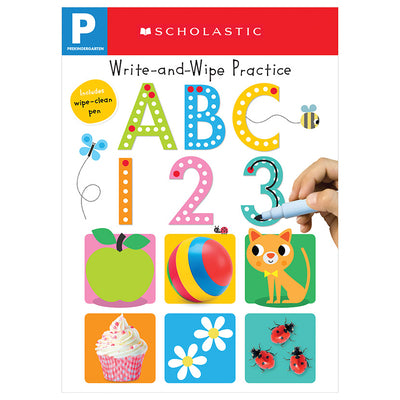 Book cover for ABC 123 Write and Wipe Flip Book: Scholastic Early Learners (Write and Wipe)