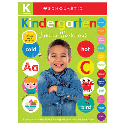 Book cover for Kindergarten Jumbo Workbook: Scholastic Early Learners (Jumbo Workbook)
