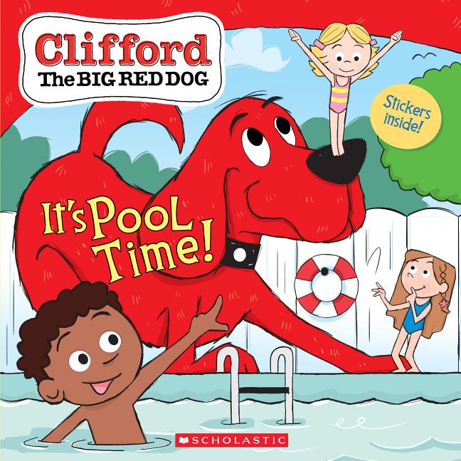 Book cover for It's Pool Time! (Clifford the Big Red Dog Storybook)