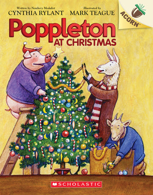 Book cover for Poppleton at Christmas: An Acorn Book (Poppleton #5)