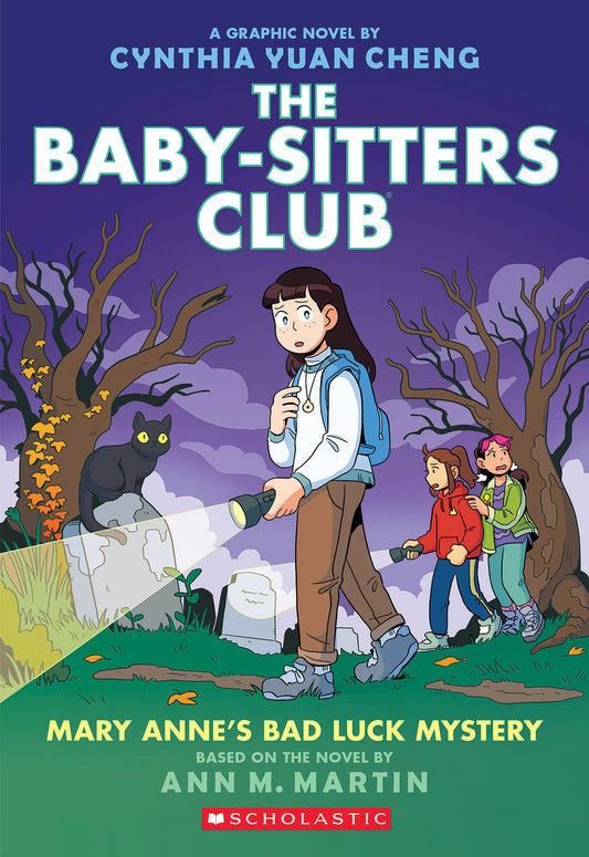 Book cover for Mary Anne's Bad Luck Mystery: A Graphic Novel (the Baby-Sitters Club #13)