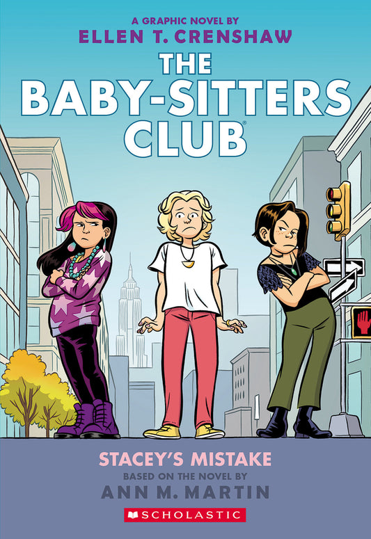 Book cover for Stacey's Mistake: A Graphic Novel (the Baby-Sitters Club #14)