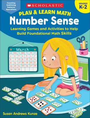 Book cover for Play & Learn Math: Number Sense: Learning Games and Activities to Help Build Foundational Math Skills