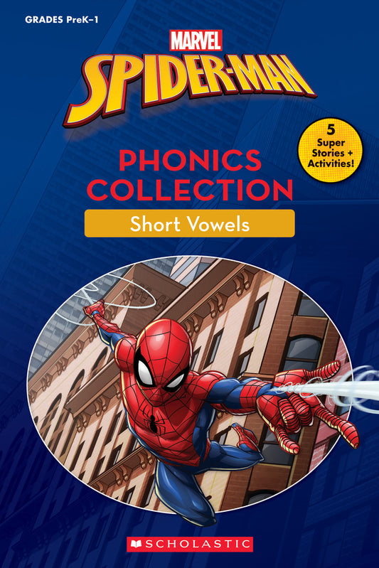Book cover for Spider-Man Amazing Phonics Collection: Short Vowels (Disney Learning Bind-Up)