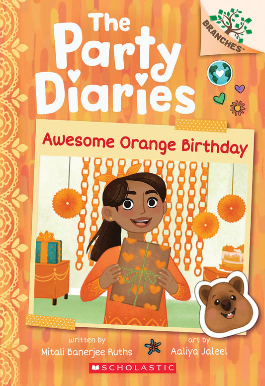 Book cover for Awesome Orange Birthday: A Branches Book (the Party Diaries #1)