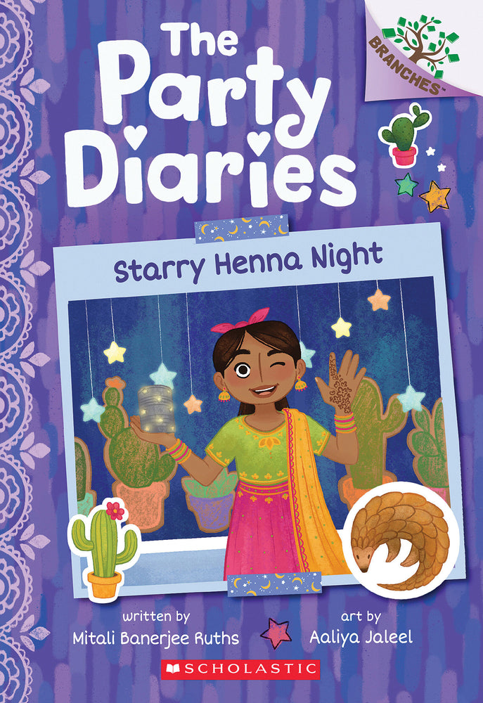 Book cover for Starry Henna Night: A Branches Book (the Party Diaries #2)