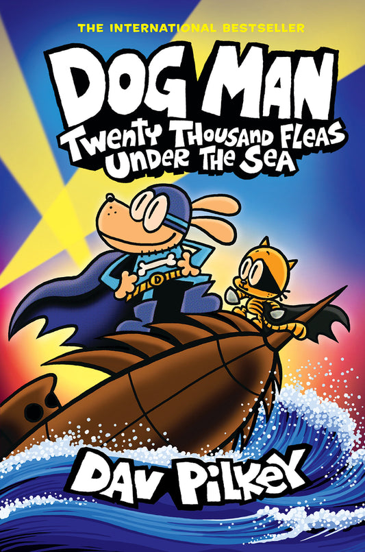 Book cover for Dog Man: Twenty Thousand Fleas Under the Sea: A Graphic Novel (Dog Man #11): From the Creator of Captain Underpants