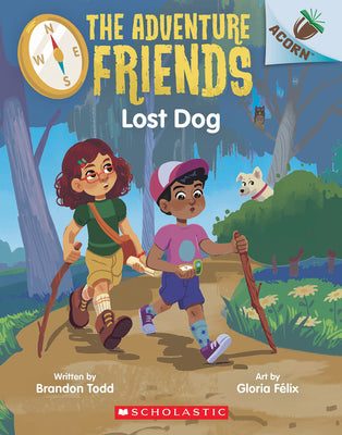 Book cover for Lost Dog: An Acorn Book (the Adventure Friends #2)