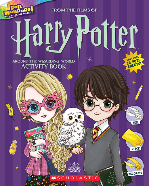 Book cover for Around the Wizarding World Activity Book (Harry Potter: Foil Wonders)