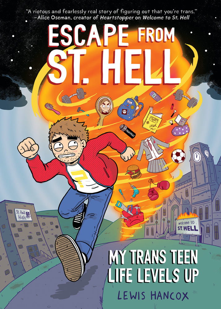 Book cover for Escape from St. Hell: A Graphic Novel