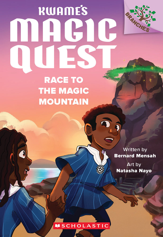 Book cover for Race to the Magic Mountain: A Branches Book (Kwame's Magic Quest #2)