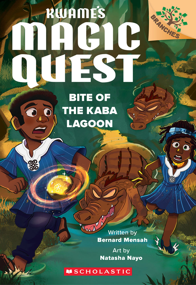 Book cover for Bite of the Kaba Lagoon: A Branches Book (Kwame's Magic Quest #3)
