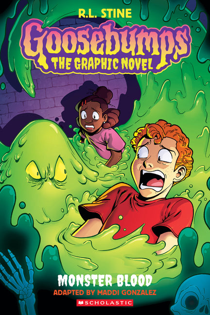 Book cover for Monster Blood (Goosebumps Graphic Novel #2)