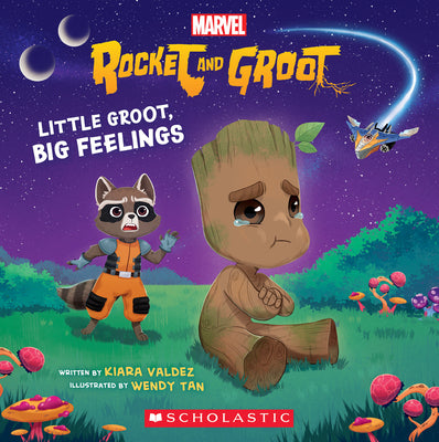 Book cover for Little Groot, Big Feeling (Marvel's Rocket and Groot Storybook)