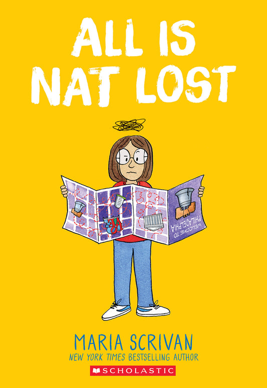 Book cover for All Is Nat Lost: A Graphic Novel (Nat Enough #5)