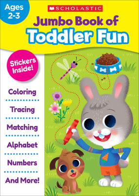 Book cover for Jumbo Book of Toddler Fun