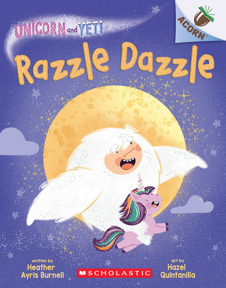 Book cover for Razzle Dazzle: An Acorn Book (Unicorn and Yeti #9)