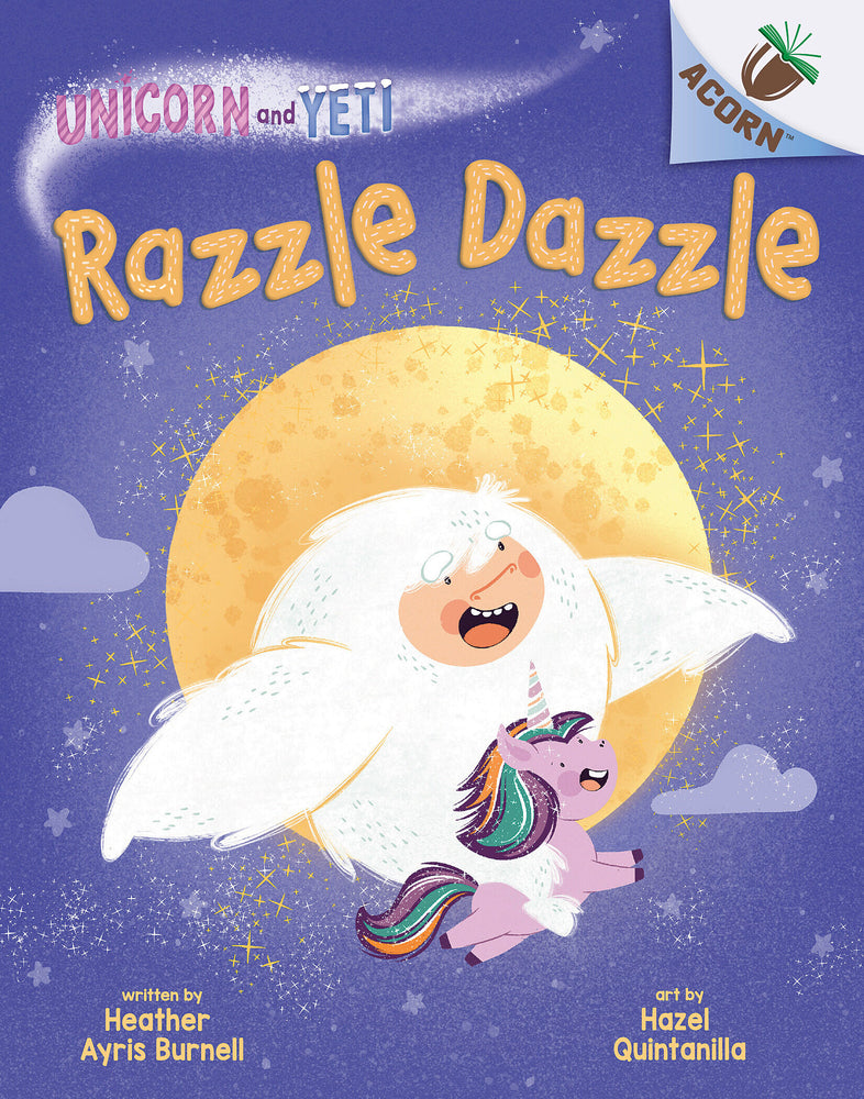 Book cover for Razzle Dazzle: An Acorn Book (Unicorn and Yeti #9)