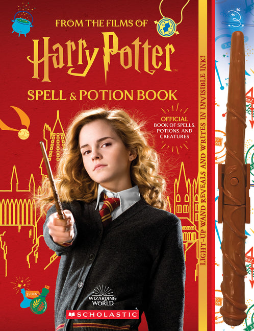 Book cover for Harry Potter Spell and Potion Book: Official Book of Spells, Potions, and Creatures
