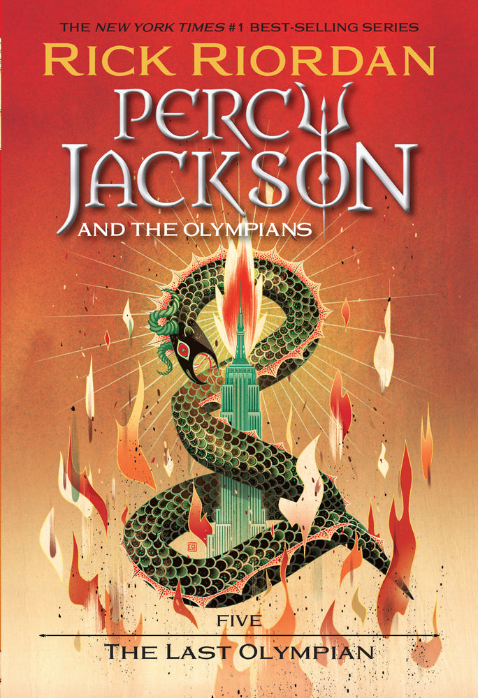 Book cover for Percy Jackson and the Olympians, Book Five: The Last Olympian