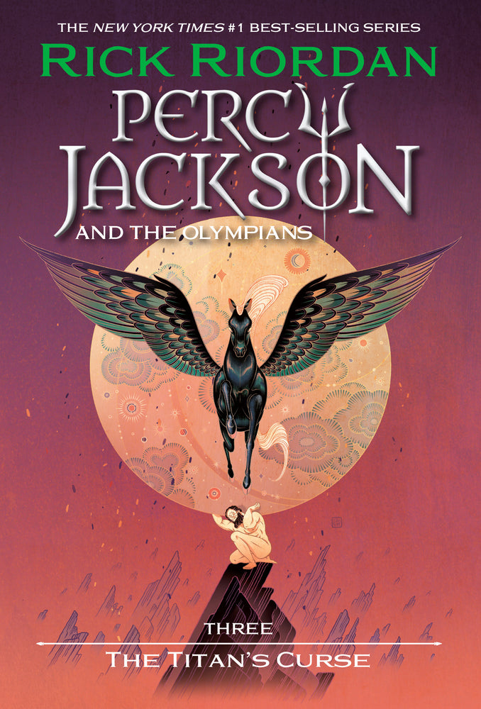 Book cover for Percy Jackson and the Olympians, Book Three: The Titan's Curse