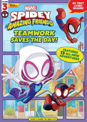 Book cover for Spidey and His Amazing Friends: Teamwork Saves the Day!: My First Comic Reader!