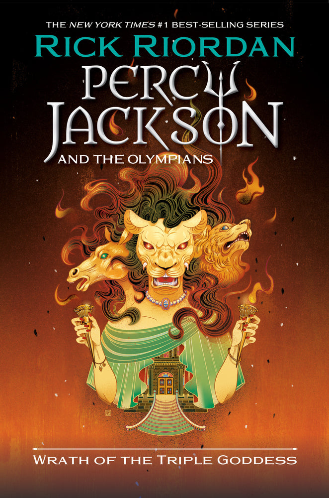 Book cover for Percy Jackson and the Olympians: Wrath of the Triple Goddess