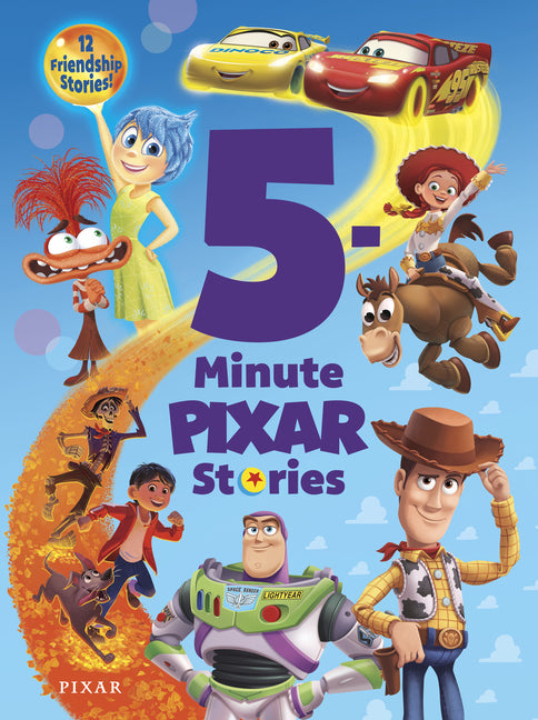 Book cover for 5-Minute Pixar Stories: 12 Friendship Stories!