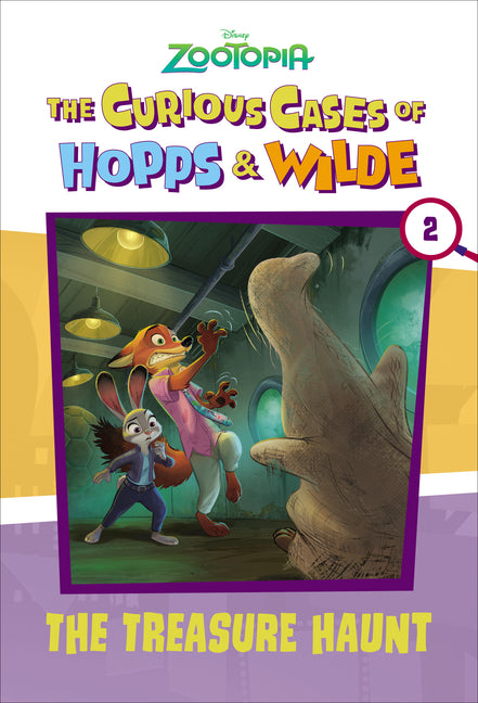 Book cover for Curious Cases of Hopps & Wilde #2: The Treasure Haunt (Disney Zootopia)