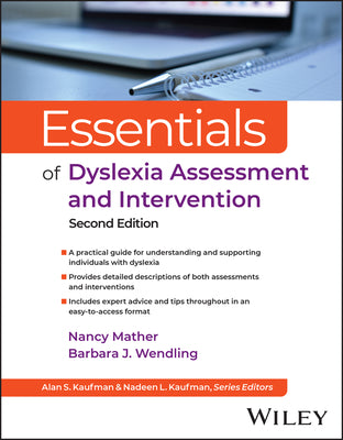 Book cover for Essentials of Dyslexia Assessment and Intervention