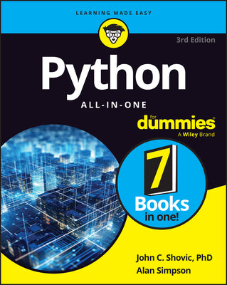 Book cover for Python All-In-One for Dummies