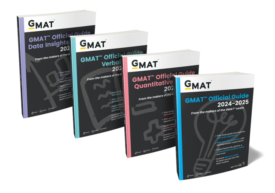 Book cover for GMAT Official Guide 2024-2025 Bundle: Books + Online Question Bank