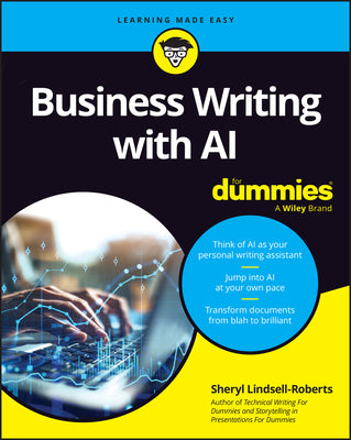 Book cover for Business Writing with AI for Dummies