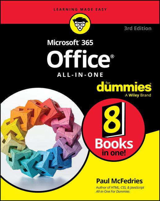 Book cover for Microsoft 365 Office All-In-One for Dummies