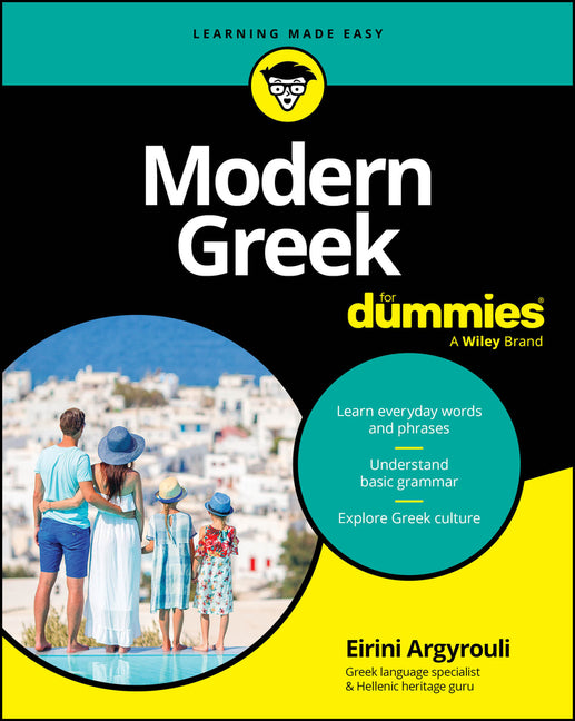 Book cover for Modern Greek for Dummies