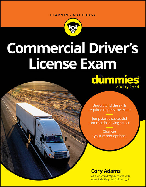 Book cover for Commercial Driver's License Exam for Dummies
