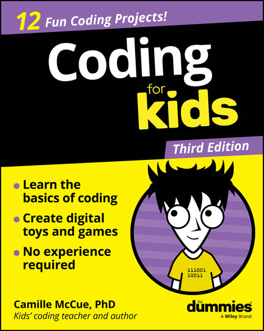 Book cover for Coding for Kids for Dummies