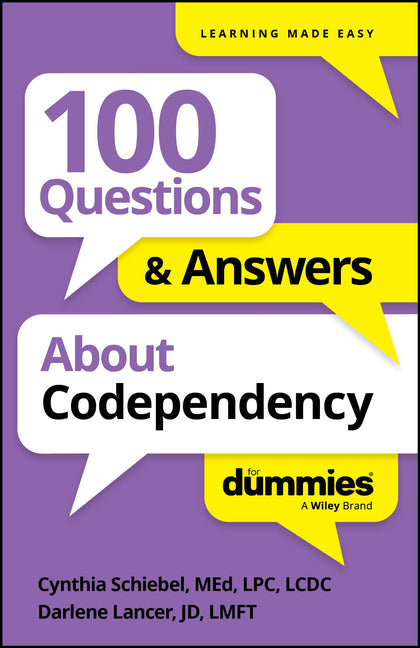 Book cover for 100 Questions & Answers about Codependency for Dummies