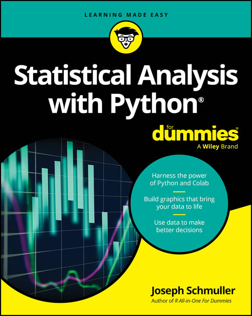 Book cover for Statistical Analysis with Python for Dummies
