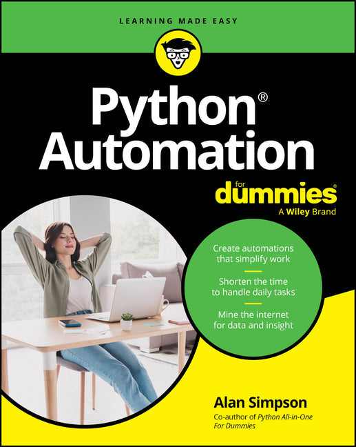 Book cover for Python Automation for Dummies