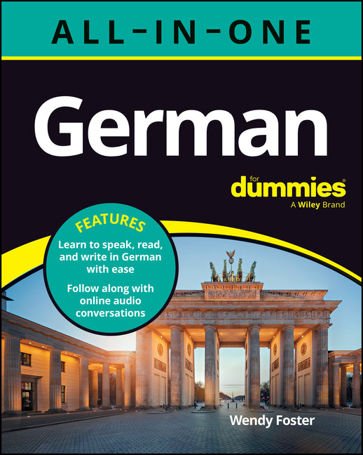 Book cover for German All-In-One for Dummies (with Audio Online!)