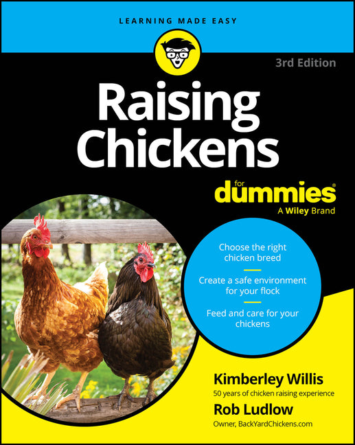 Book cover for Raising Chickens for Dummies