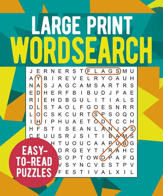 Book cover for Large Print Wordsearch: Over 250 Easy-To-Read Puzzles