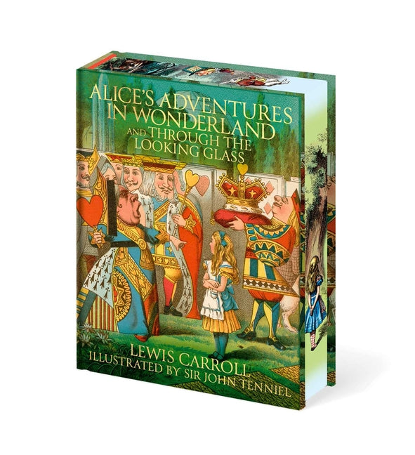 Book cover for Alice's Adventures in Wonderland and Through the Looking Glass