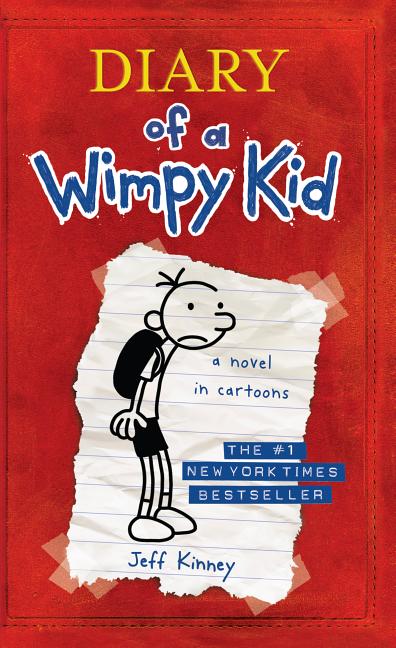 Book cover for Diary of a Wimpy Kid