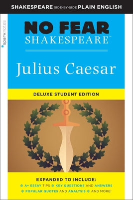 Book cover for Julius Caesar: No Fear Shakespeare Deluxe Student Edition: Volume 27